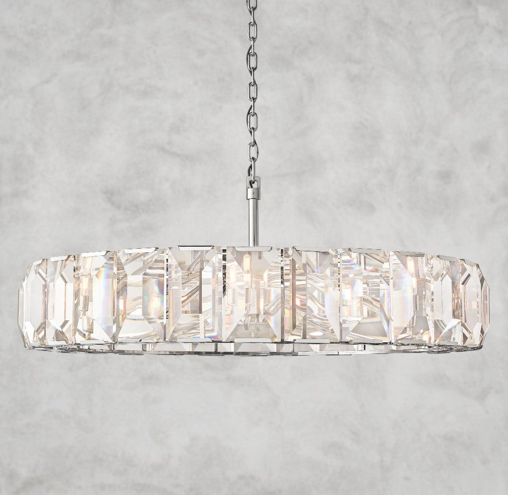 Harlow Crystal Round Chandelier 19", 31", 43", 60"
